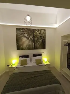 Letto o letti in una camera di Mores'House