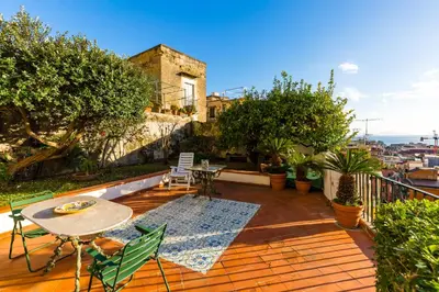 Balcone o terrazza di Villa Paola - Hidden Panoramic Garden and Terr...