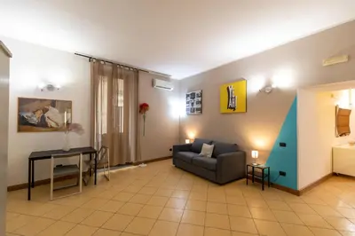 Area soggiorno di COLORED HOUSE UNTIL 7 PEOPLE ABOVE SqPLEBISCITO
