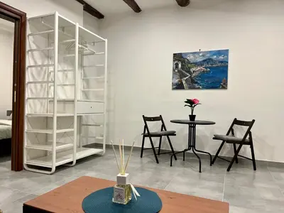 Area soggiorno di SORRISO SUITE