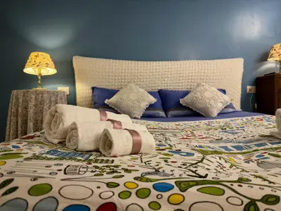 Letto o letti in una camera di La Rotonda a Toledo