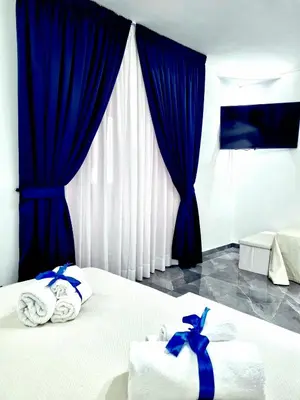 Letto o letti in una camera di La Luna A Toledo