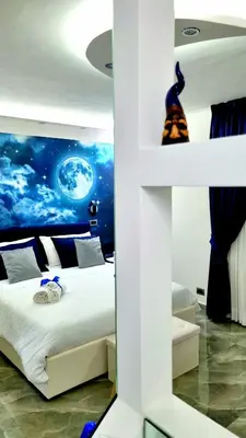 Letto o letti in una camera di La Luna A Toledo