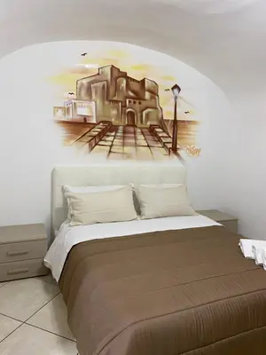 Letto o letti in una camera di Lucia a Mare