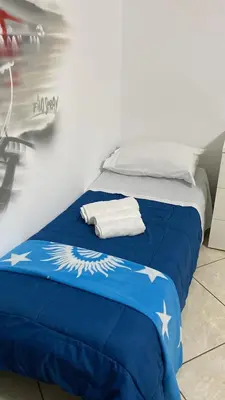 Letto o letti in una camera di Lucia a Mare