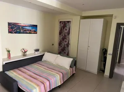 Letto o letti in una camera di Casa Gifuni