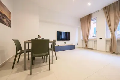 TV o dispositivi per l'intrattenimento presso Tommaseo Sea View Apartments