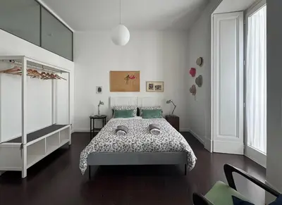Letto o letti in una camera di Casa Vintage Napoli