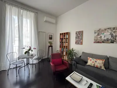 Area soggiorno di Casa Vintage Napoli