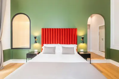 Letto o letti in una camera di Cortese Suite