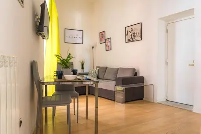 Area soggiorno di 4 Giornate Apartment