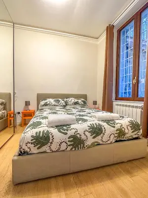 Letto o letti in una camera di 4 Giornate Apartment