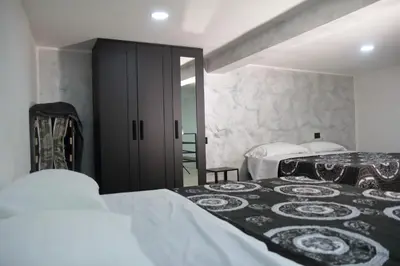 Letto o letti in una camera di LUXURY HOME VALENTINO