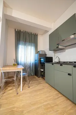 Cucina o angolo cottura di Casa Partenope
