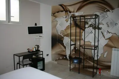 Letto o letti in una camera di Home Napulè