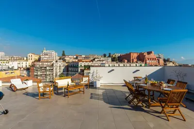 Balcone o terrazza di Poerio Rooftop Luxury apartament
