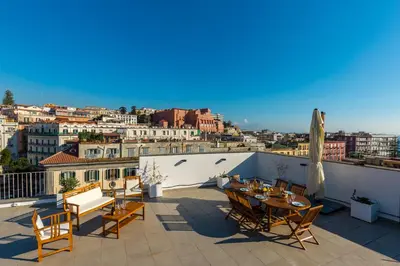 Balcone o terrazza di Poerio Rooftop Luxury apartament