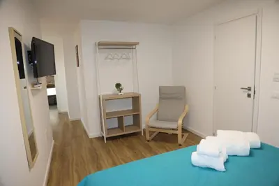 Letto o letti in una camera di Napoli Casa Viscardi