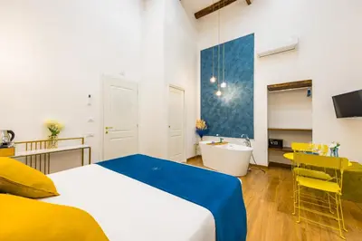 Letto o letti in una camera di L'Angolo d'o core