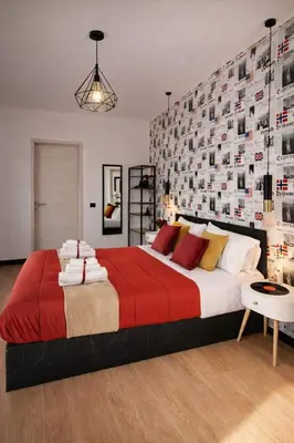 Letto o letti in una camera di Pontecorvo Naples Apartament