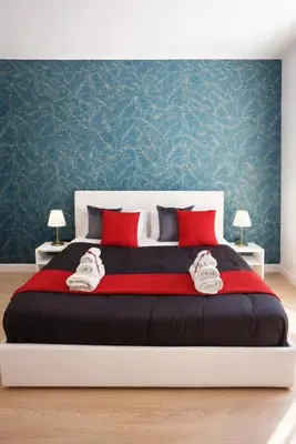 Letto o letti in una camera di Pontecorvo Naples Apartament