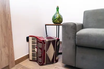 Area soggiorno di Artisti Home Naples