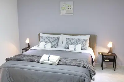 Letto o letti in una camera di Storica house