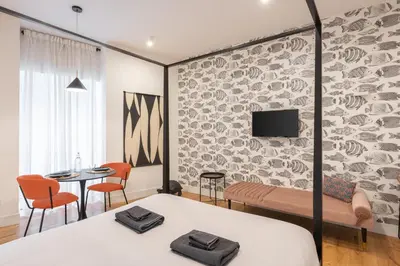 TV o dispositivi per l'intrattenimento presso The Idyll Boutique apartment - Suite in Napoli's Spanish Quarters