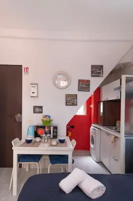 Letto o letti in una camera di Cinea Studio by Palazzo Pistorius