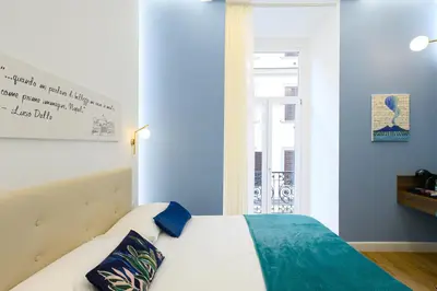 Letto o letti in una camera di Annapoli Rooms