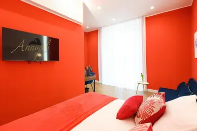 Letto o letti in una camera di Annapoli Rooms