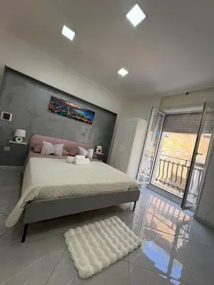 Letto o letti in una camera di Bro and sis house