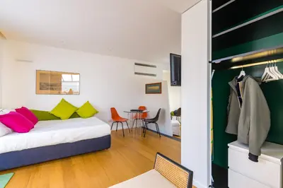 Area soggiorno di Seaview terrace 360°& elegant loft