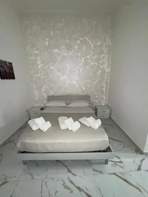 Letto o letti in una camera di Aurora house