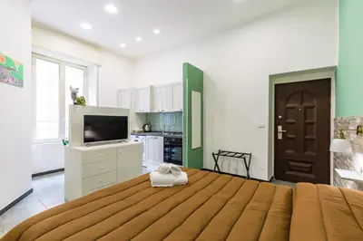 Cucina o angolo cottura di Gelso Complex Studios and Flat by Napoliapartments