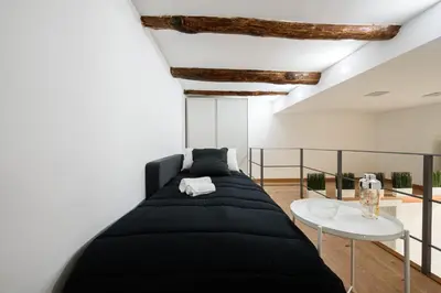 Letto o letti in una camera di AF Appart'Hotel Napoli