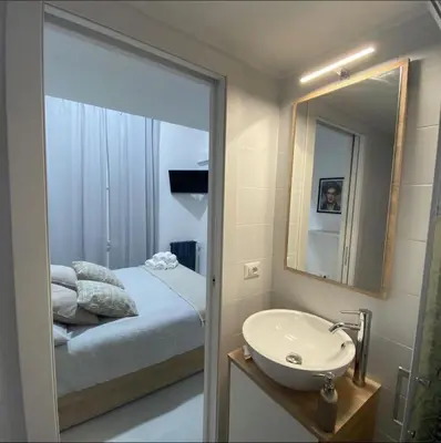 Letto o letti in una camera di Maison Silvia