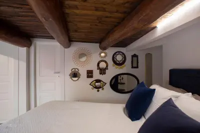 Letto o letti in una camera di Dimora Scura