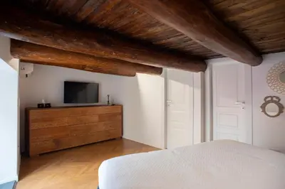 Letto o letti in una camera di Dimora Scura