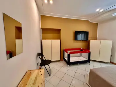 TV o dispositivi per l'intrattenimento presso Mammina Home Chiatamone