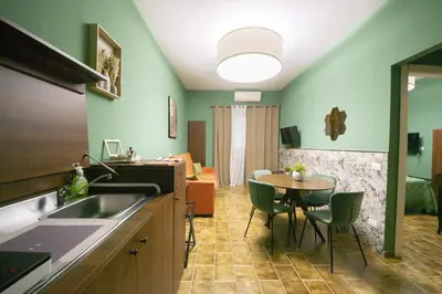 Cucina o angolo cottura di Flowers House casa vacanze