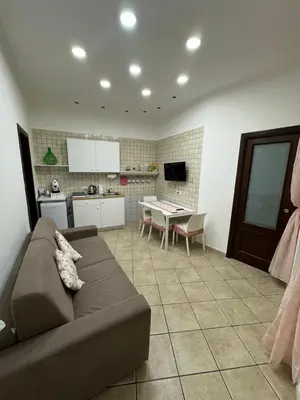 Cucina o angolo cottura di Vittoria's home near Maradona mural