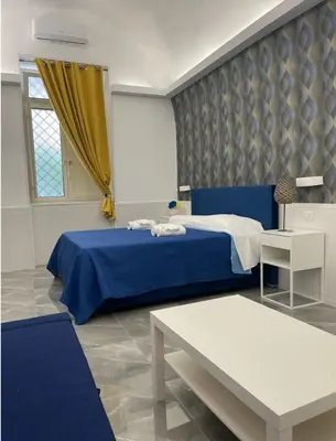 Letto o letti in una camera di Santa Monica appartamento