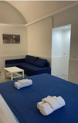 Letto o letti in una camera di Santa Monica appartamento