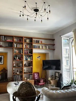 Biblioteca nell'appartamento